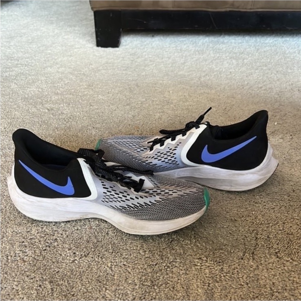 Nike Blue and Black Running Shoes
